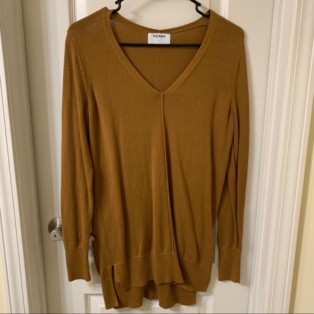 Camel Tunic Sweater